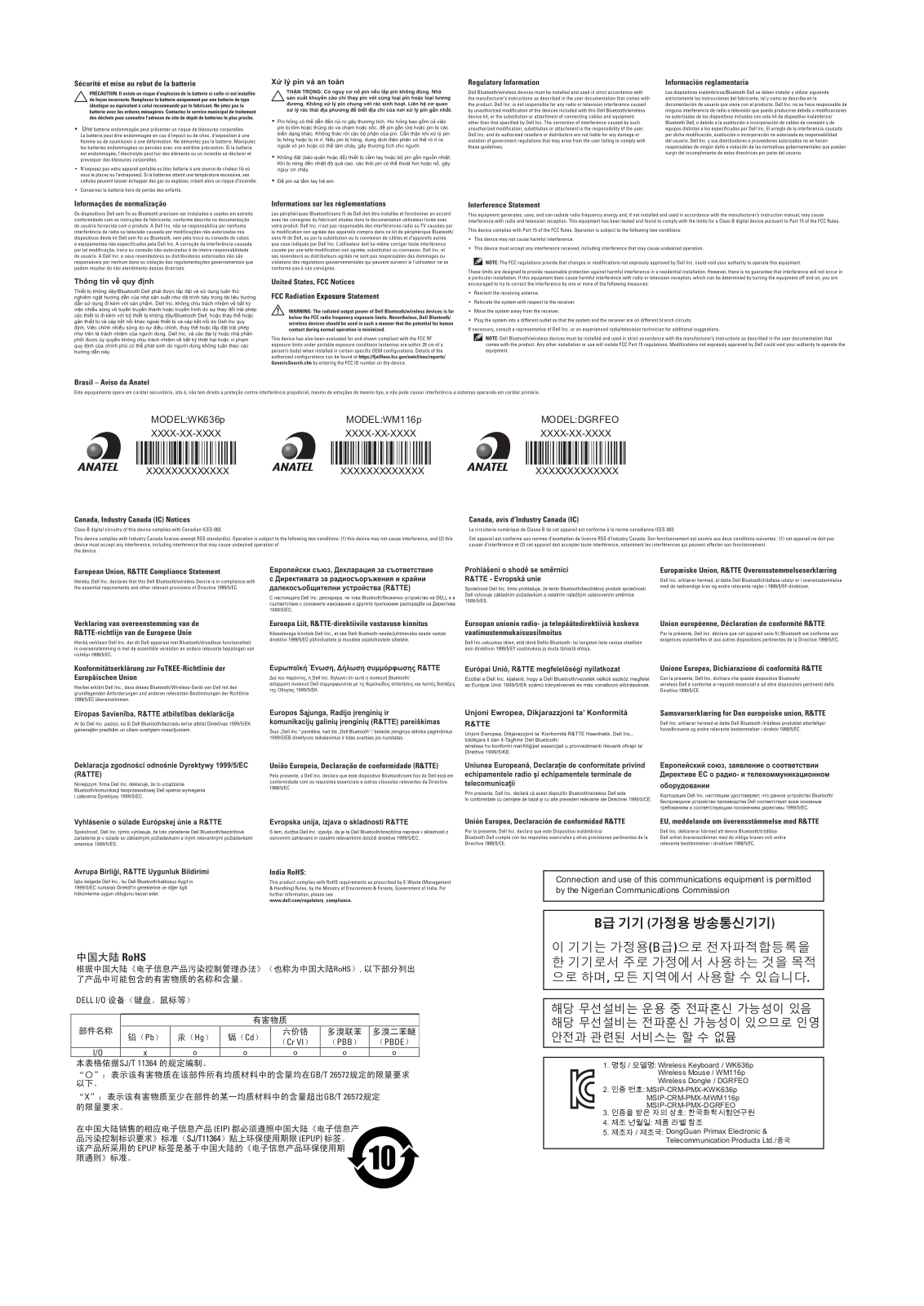 Primax Electronics KWK636P User Manual