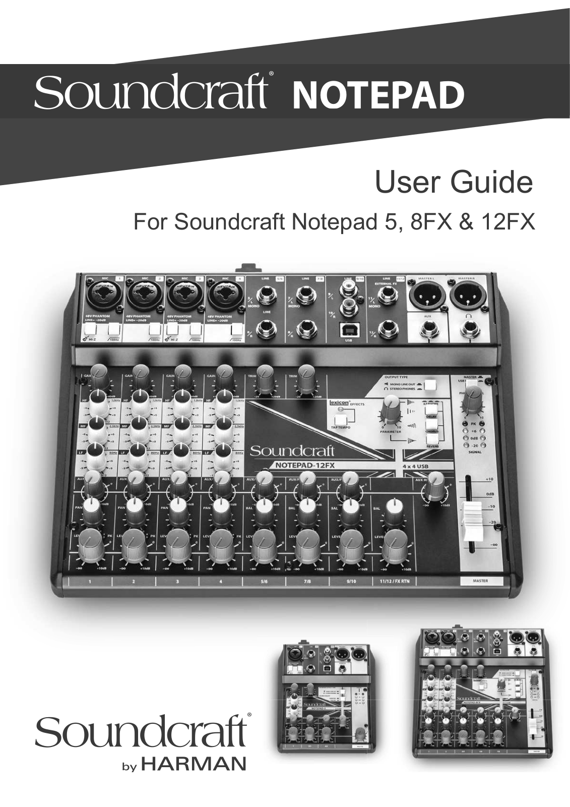 Harman Soundcraft 8FX, Soundcraft 12FX User Manual