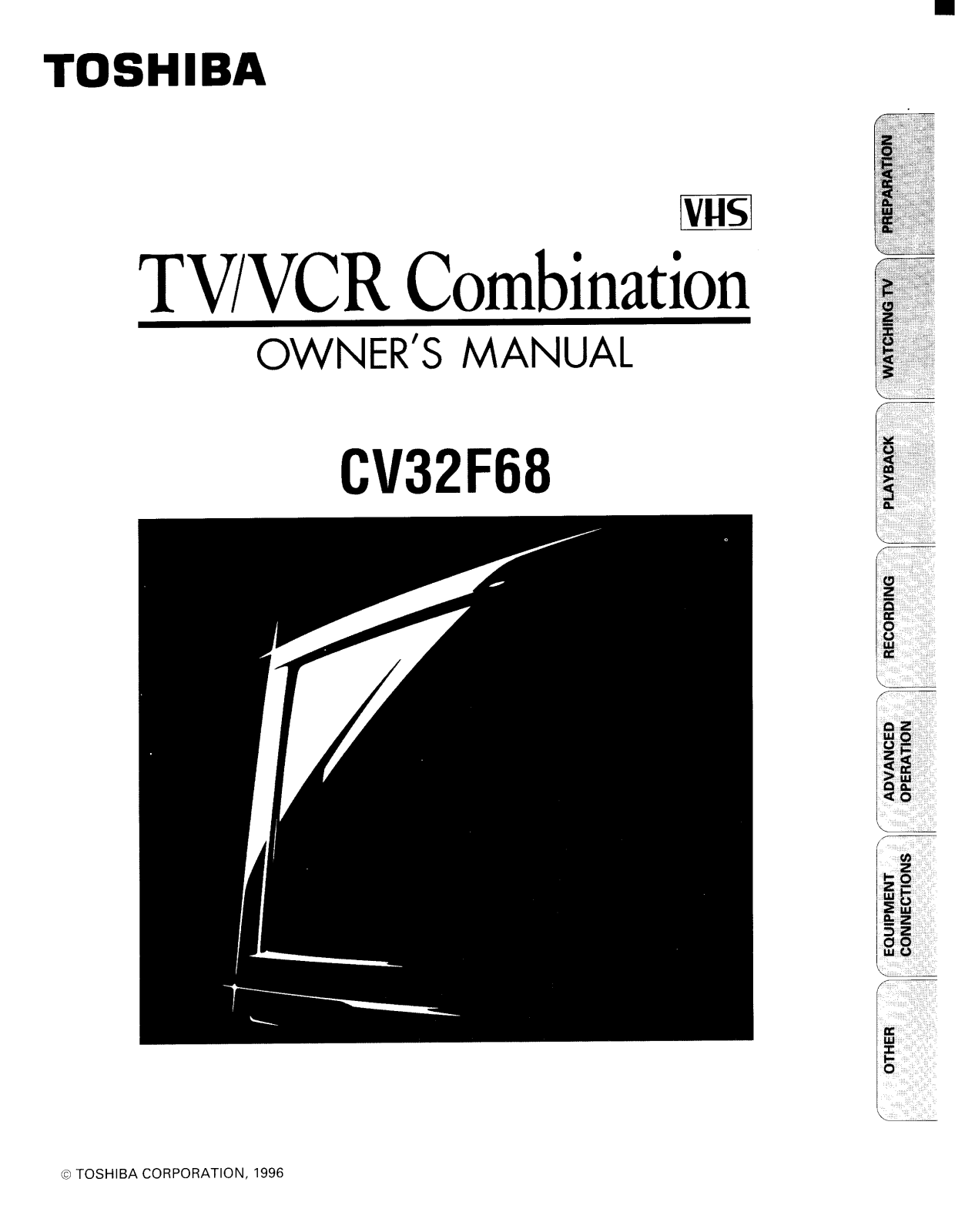 Toshiba CV32F68 User Manual