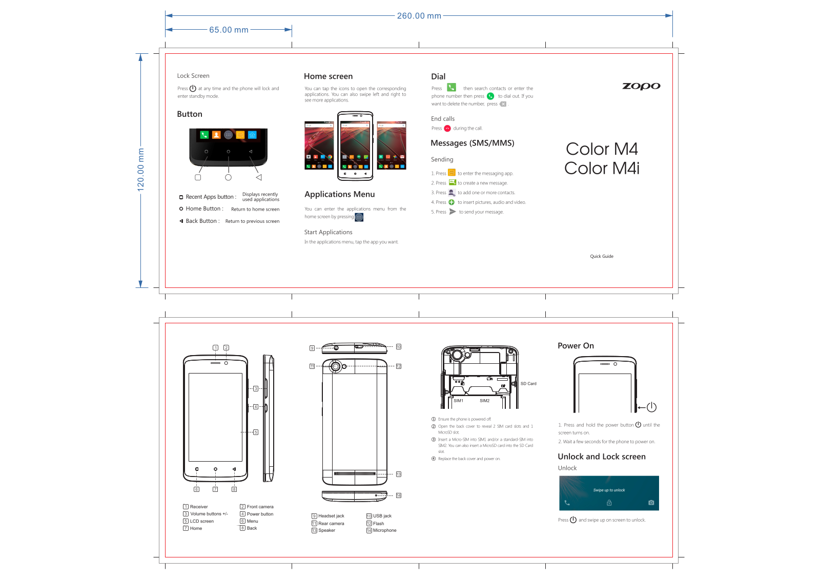 Zopo Color M4 Quick Start Manual