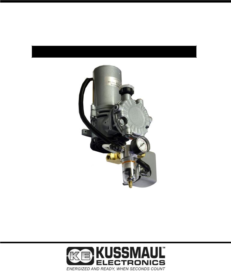 Kussmaul Electronics 091-9-12V-HP-VER User Manual
