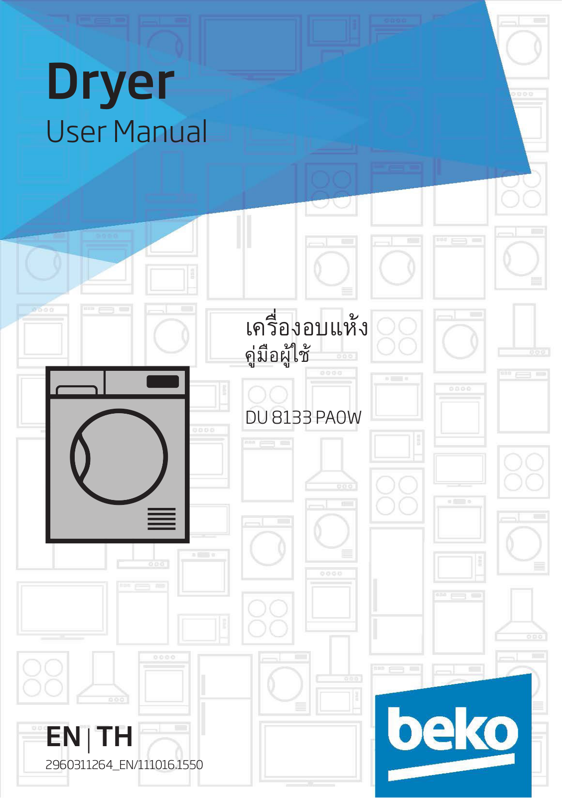 Beko DU 8133 PA0W User manual