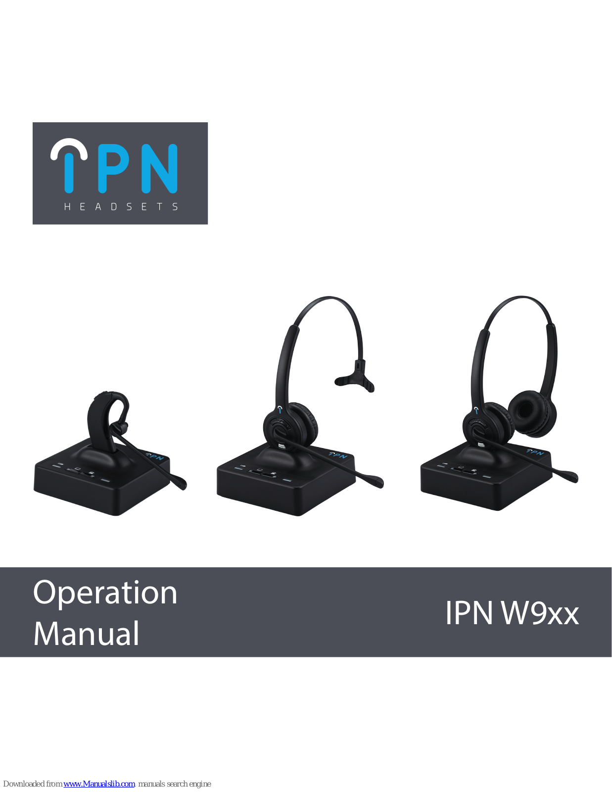 IPN W980, W970, W985, W9xx Operation Manual