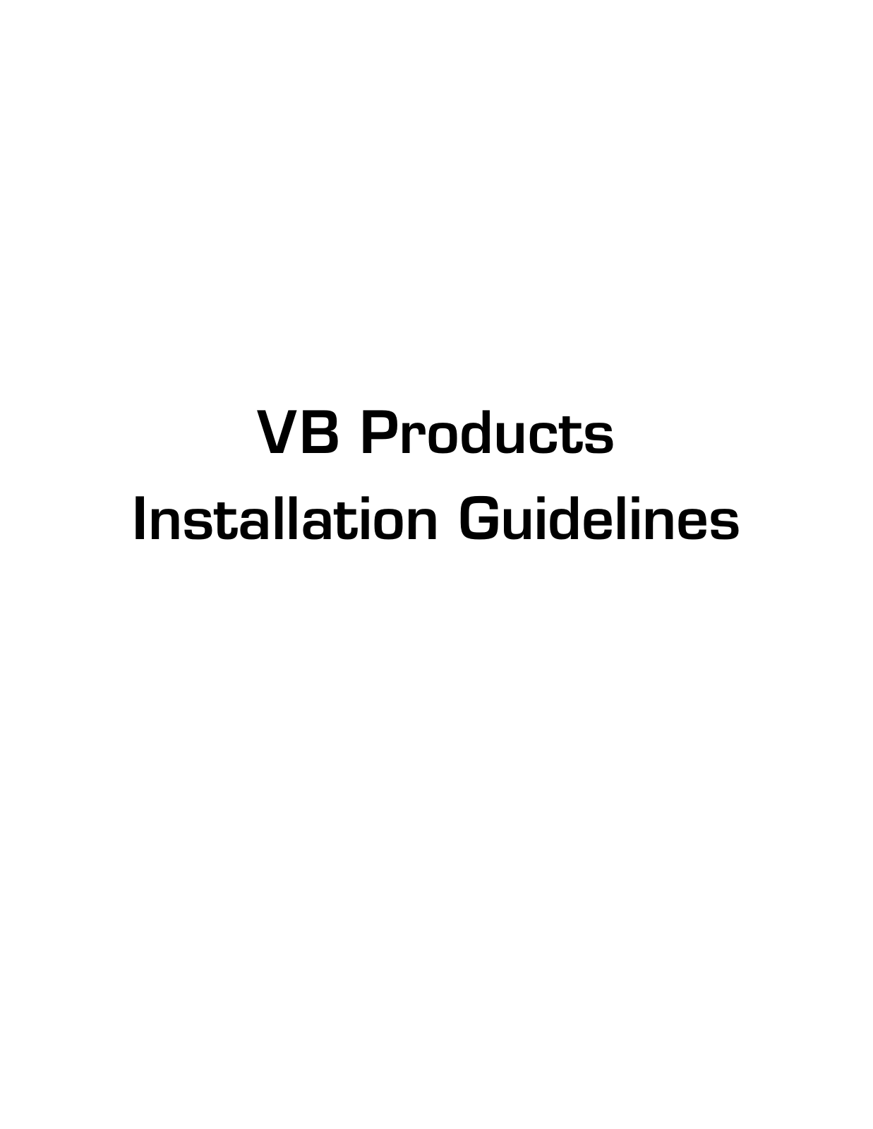 Barrier Bac VB-350 User Manual