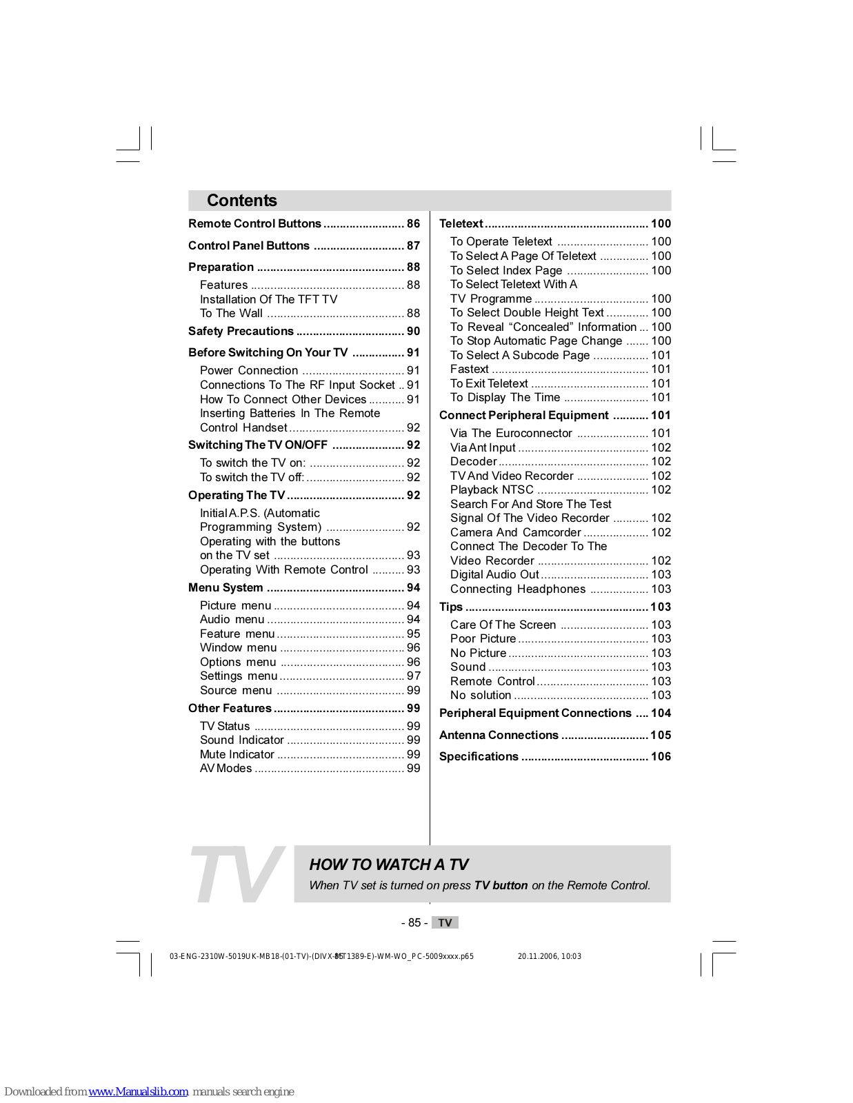 VESTEL 2310 User Manual