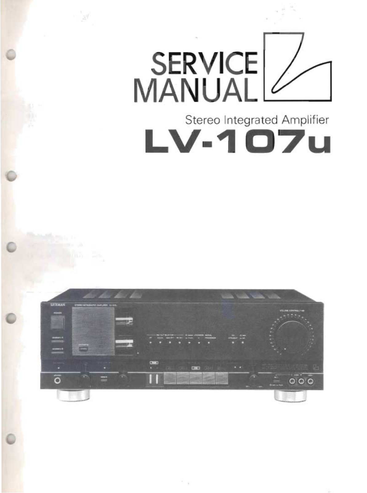 Luxman LV-107-U Service Manual