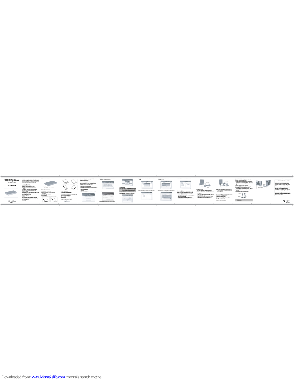 Coolmax HD-211-eSATA User Manual - ManualMachine.com