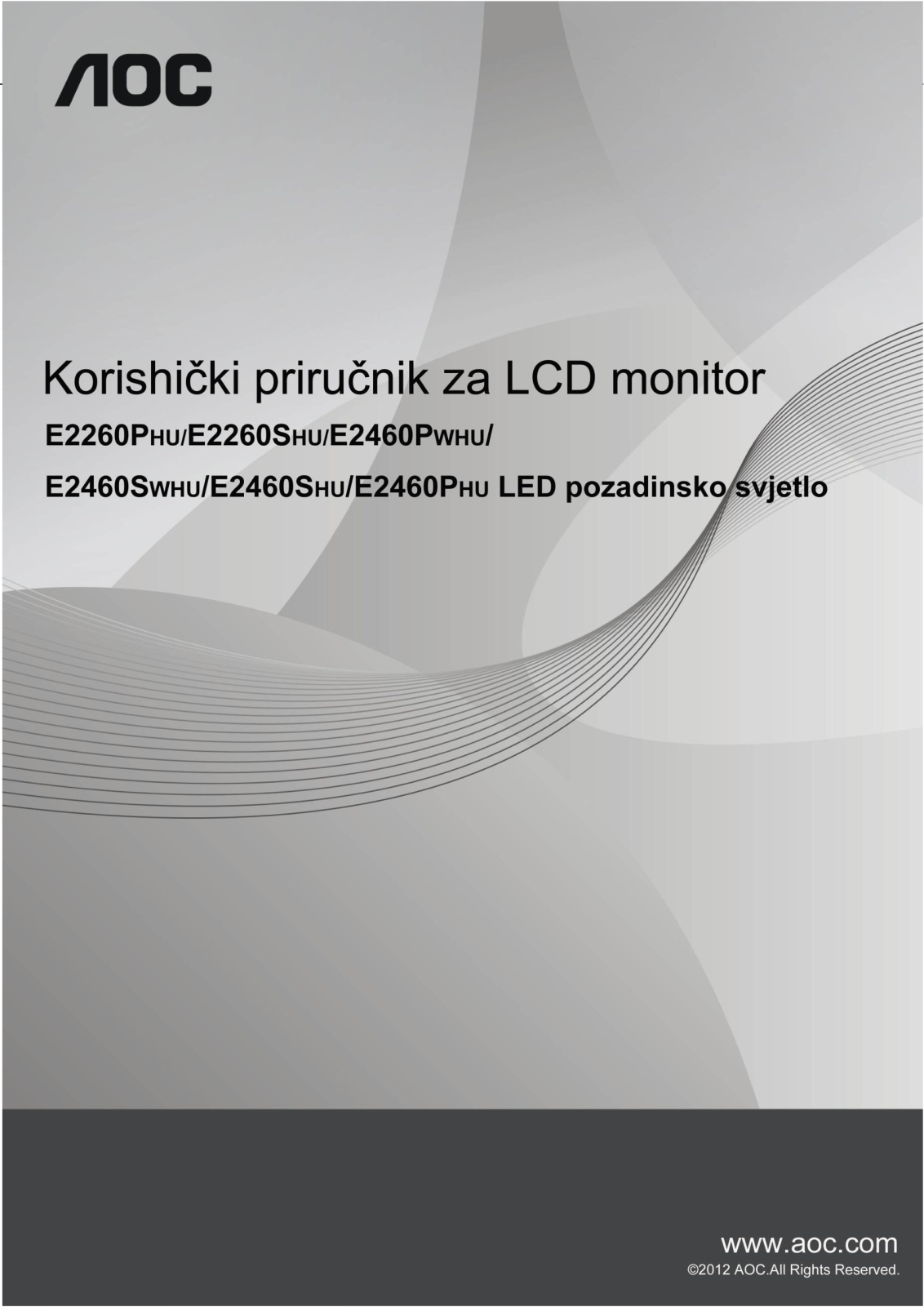 AOC e2260Phu, e2260Shu, e2460Pwhu, e2460Swhu, e2460Shu User Manual