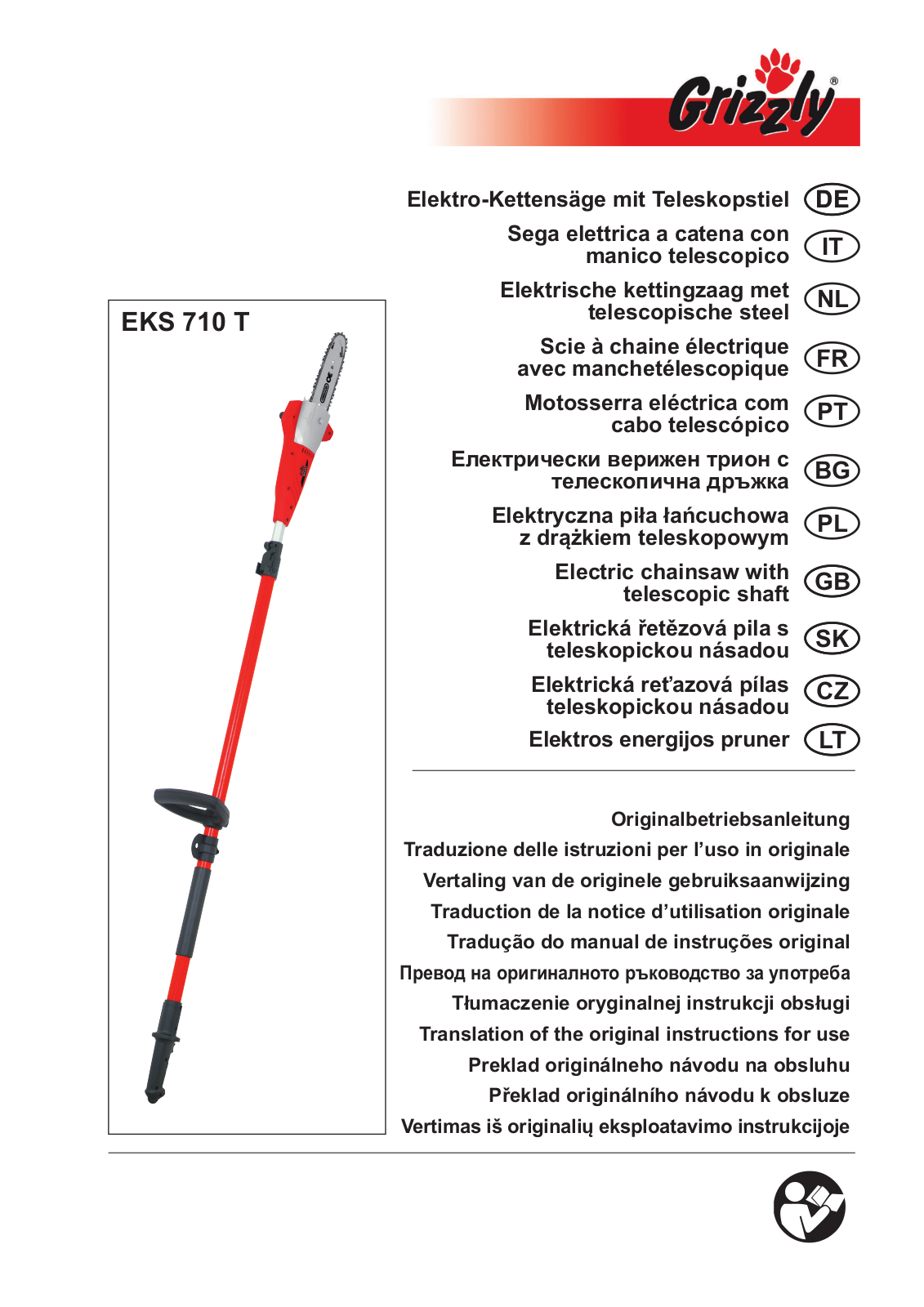 Grizzly EKS710T operation manual