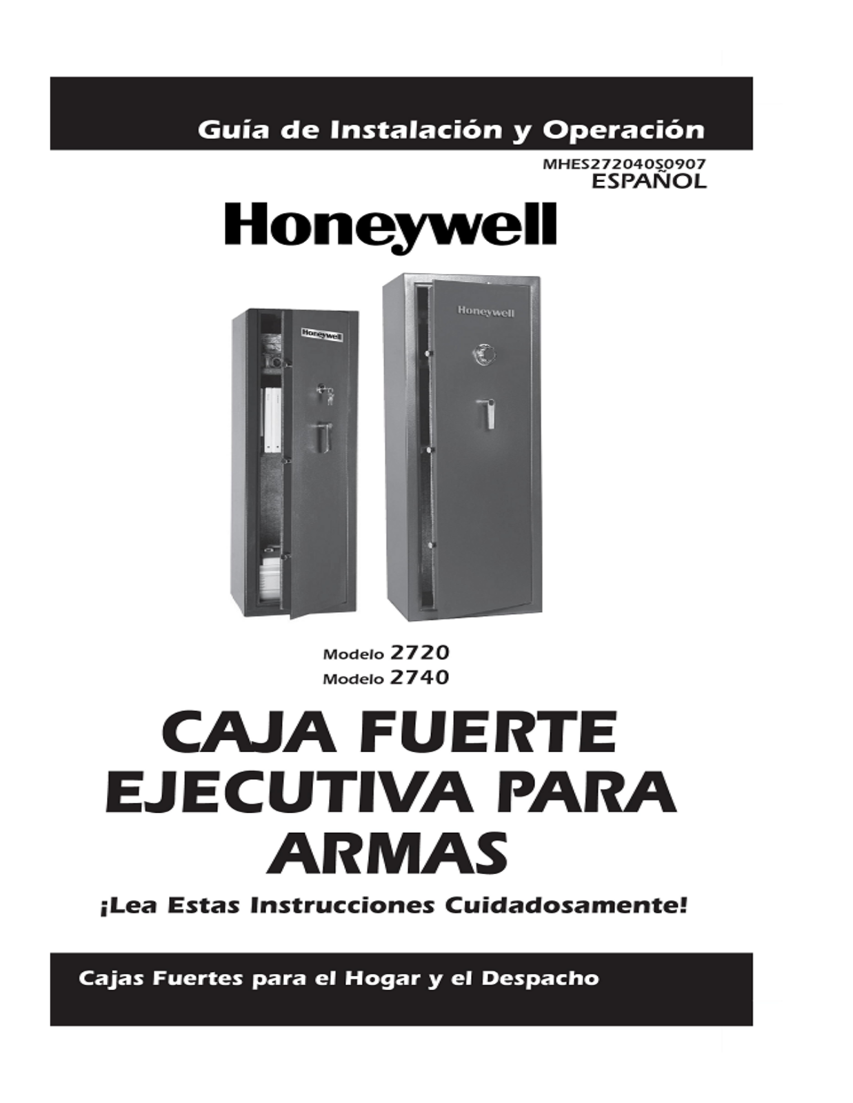 Honeywell 2740, 2720 User Manual