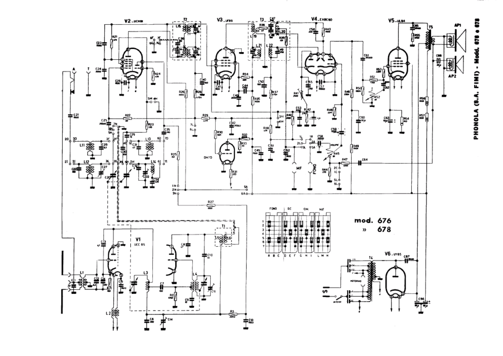 Phonola 676678 schematic - ManualMachine.com