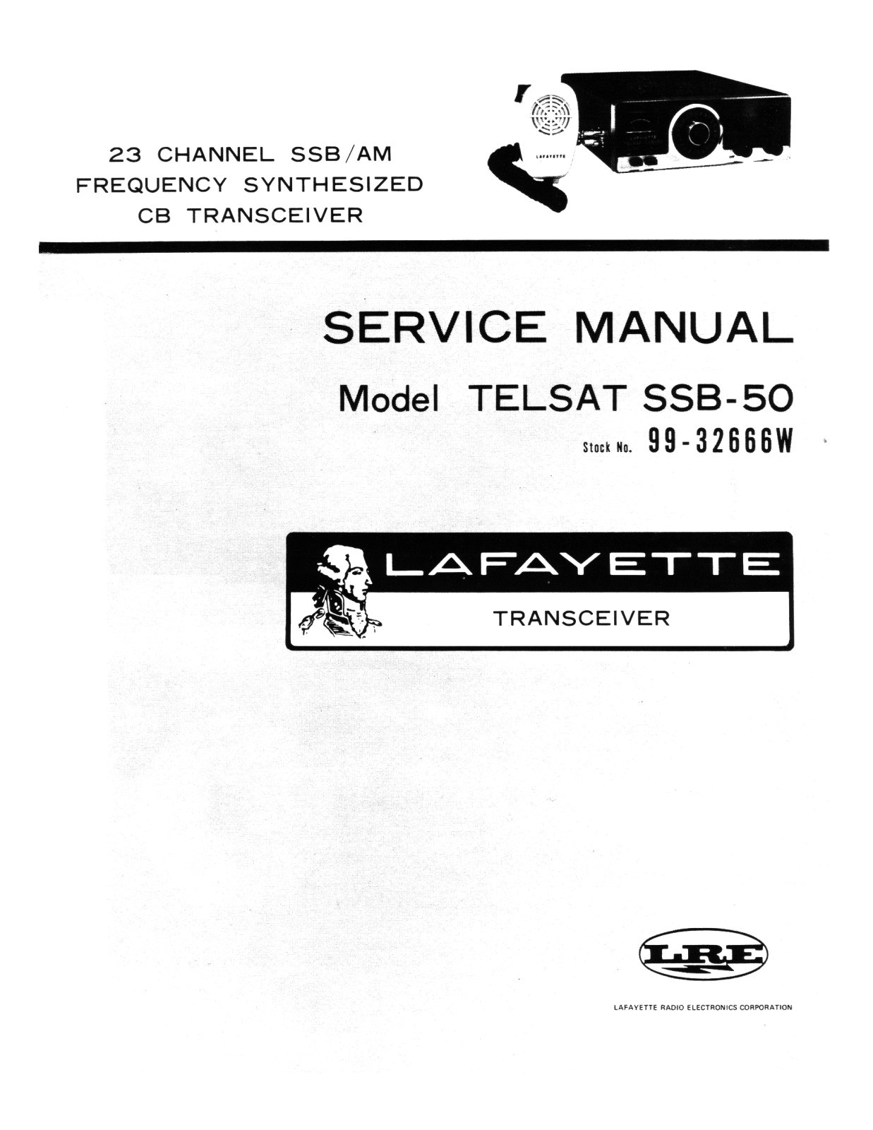 Lafayette Telsat SSB-50 User Manual