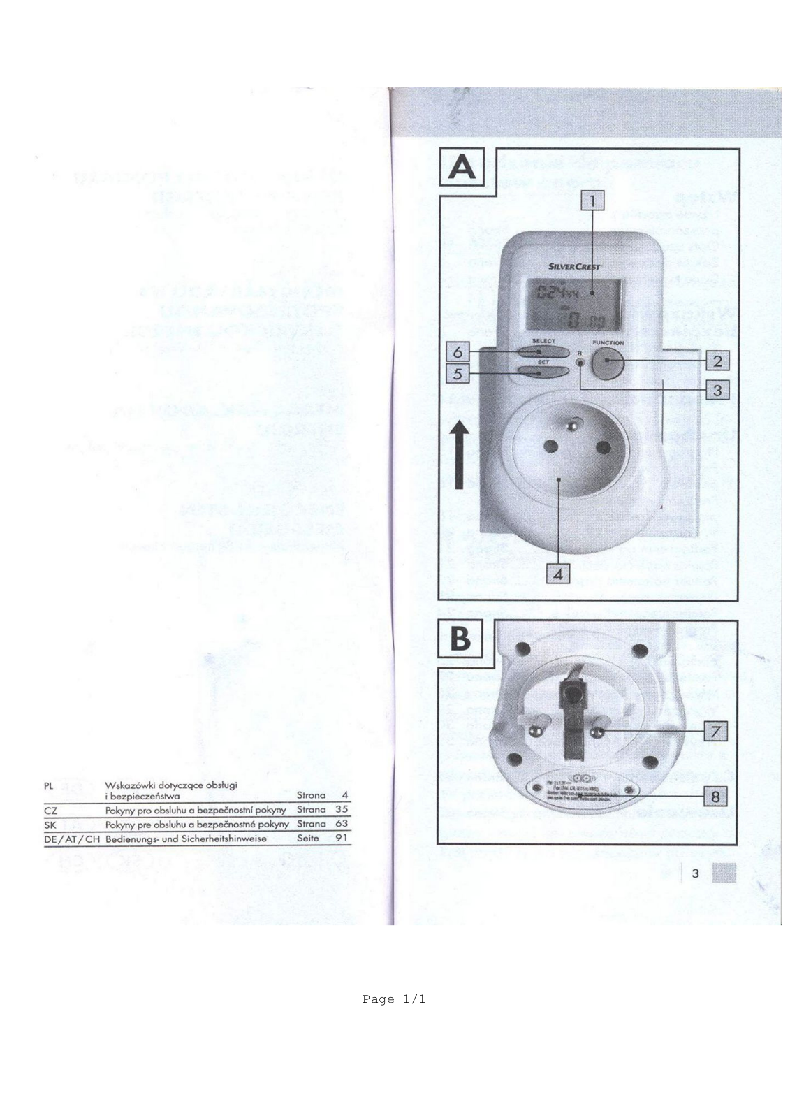 Silvercrest 9149 User Manual