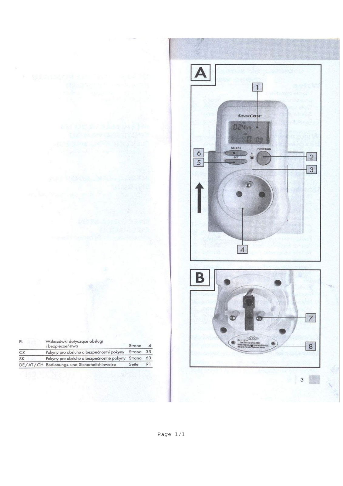 Silvercrest 9149 Manual