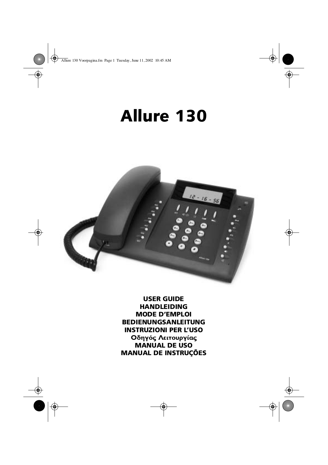 Topcom Allure 130 Operating Instructions