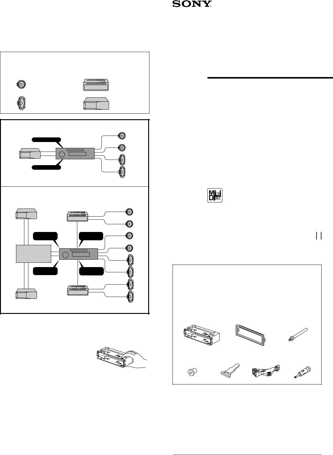 Sony MDX-C7900 Installation Manual