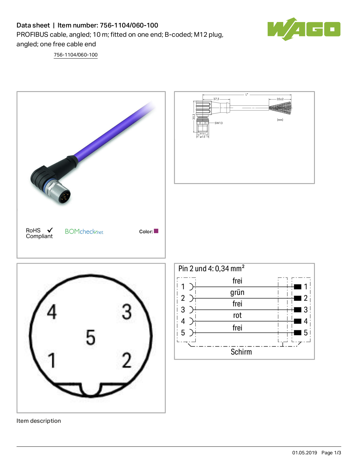 Wago 756-1104/060-100 Data Sheet