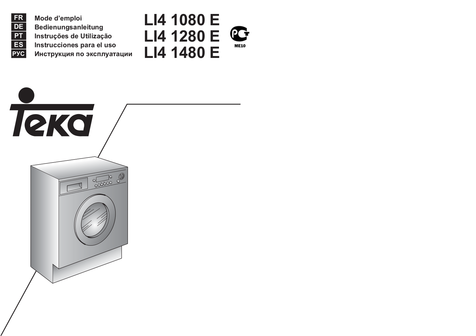 Teka LI4 1080 E User Manual