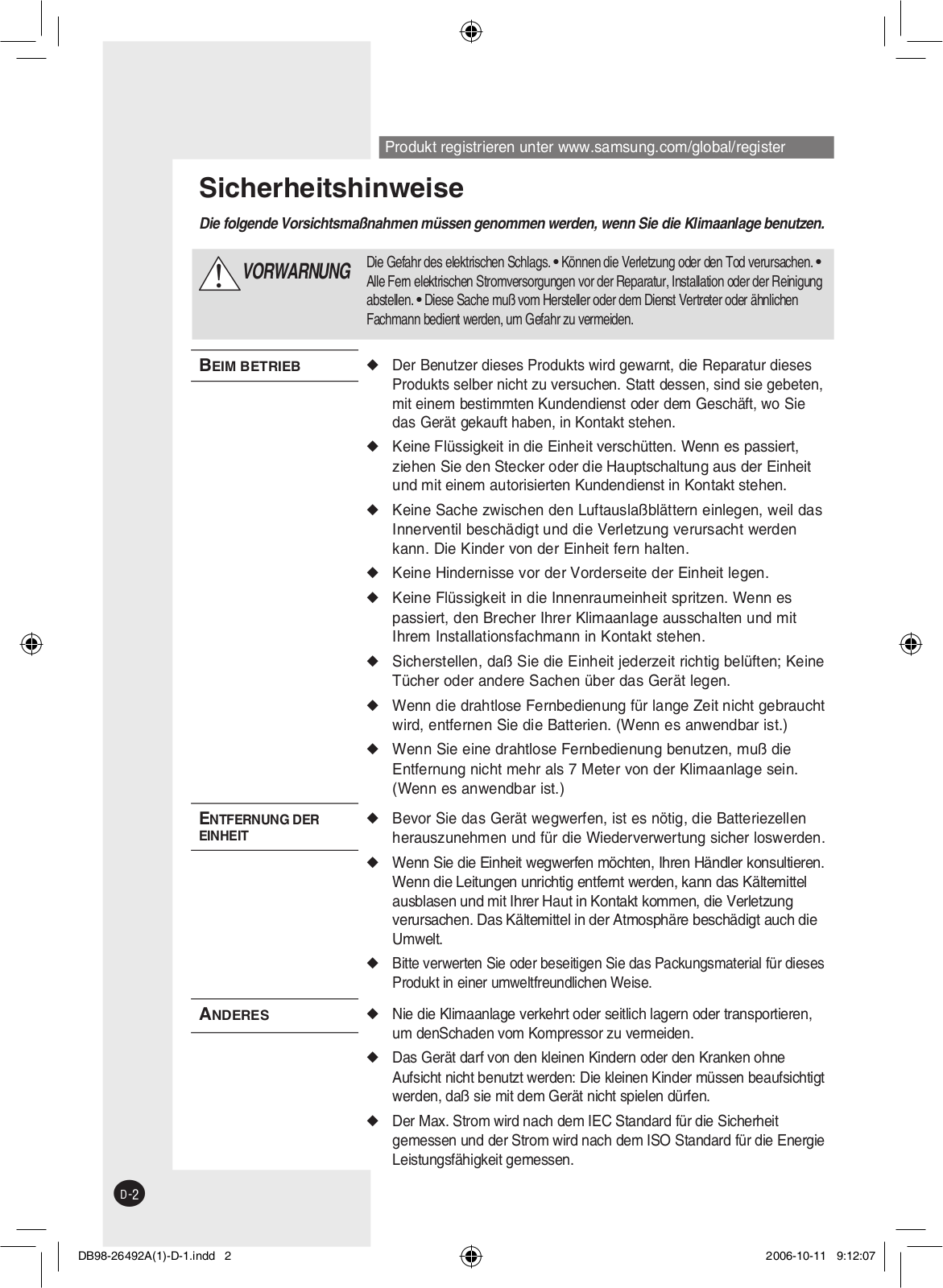 Samsung AQ24FAX User Manual