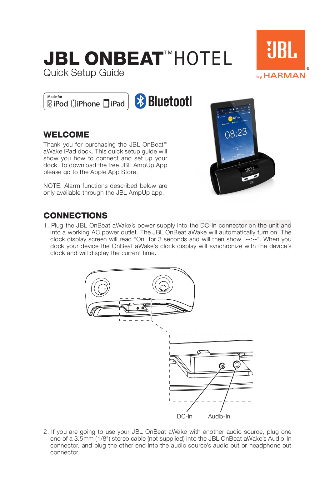 Harman HOTEL User Manual