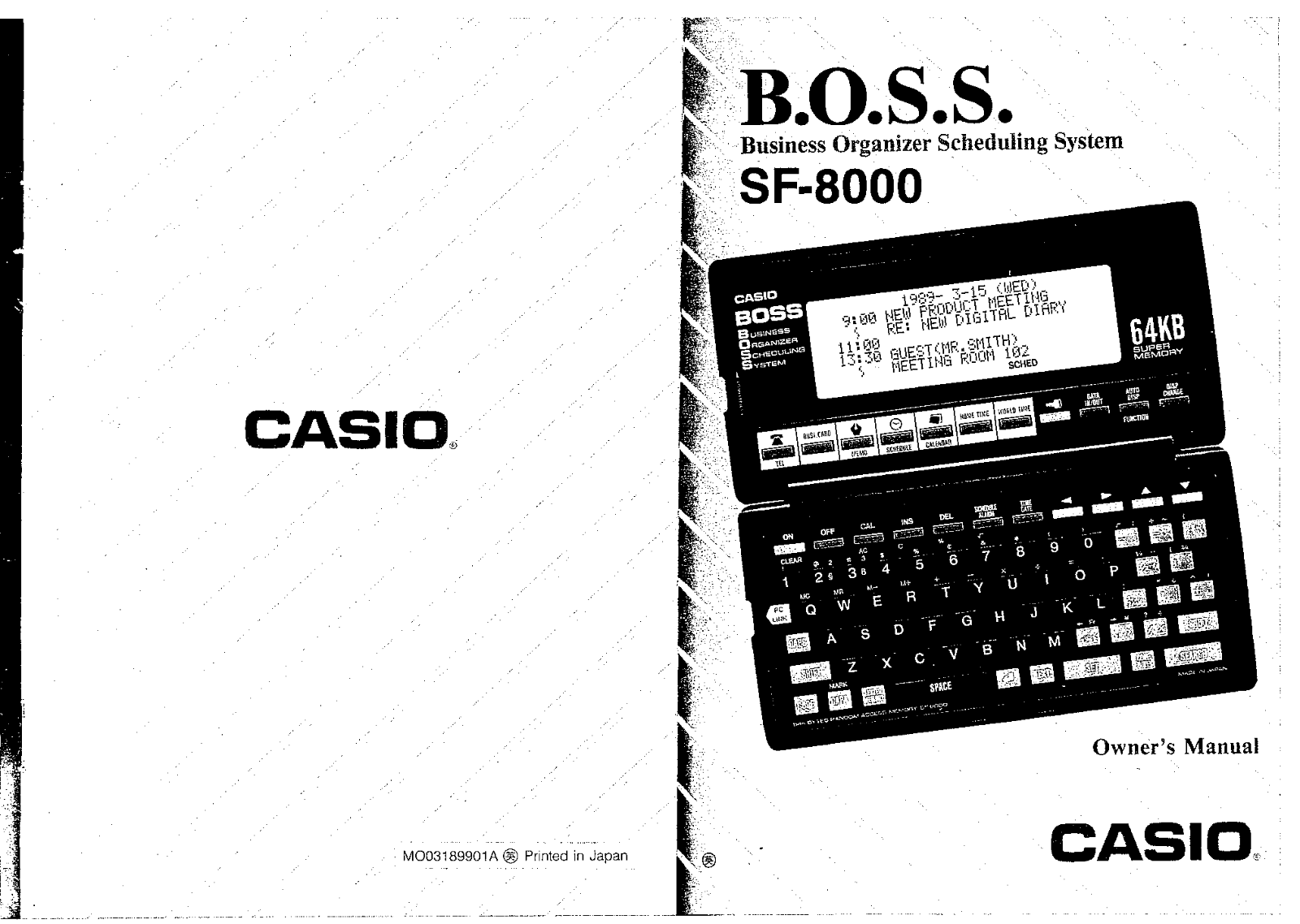 CASIO SF-8000 User Manual