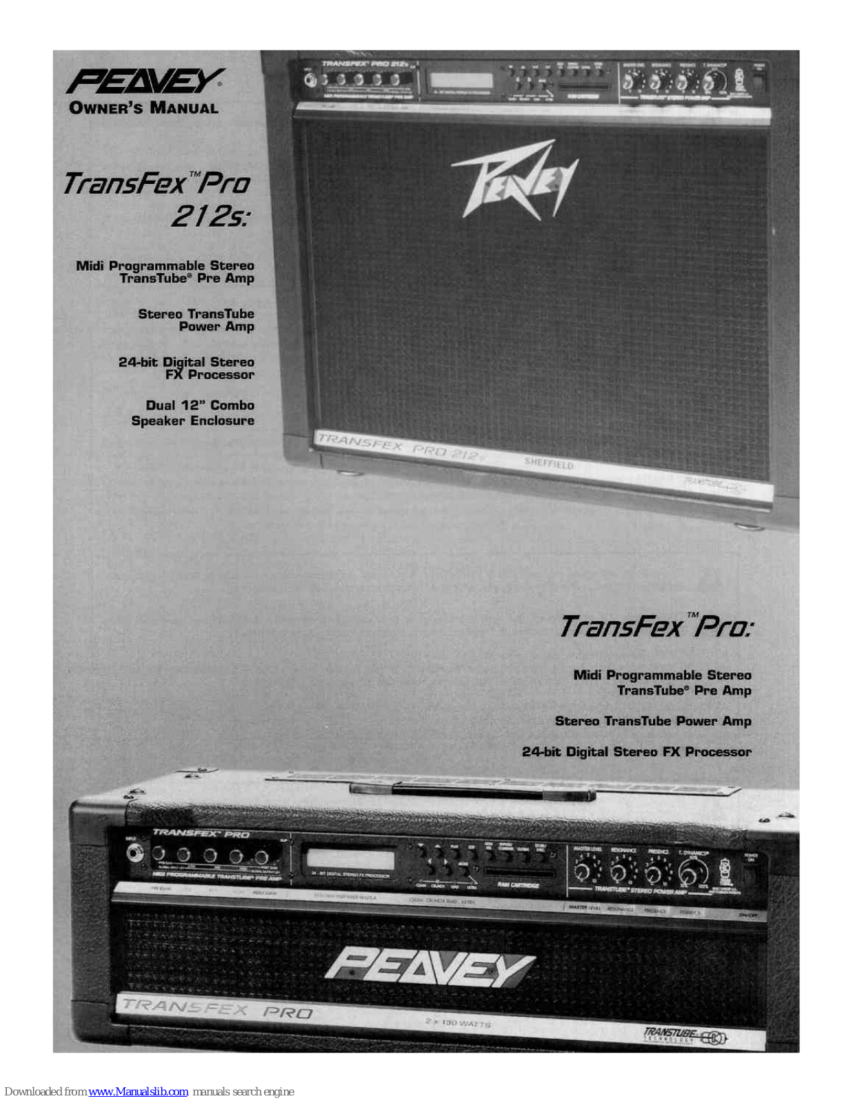 Peavey TransFex Pro Owner's Manual