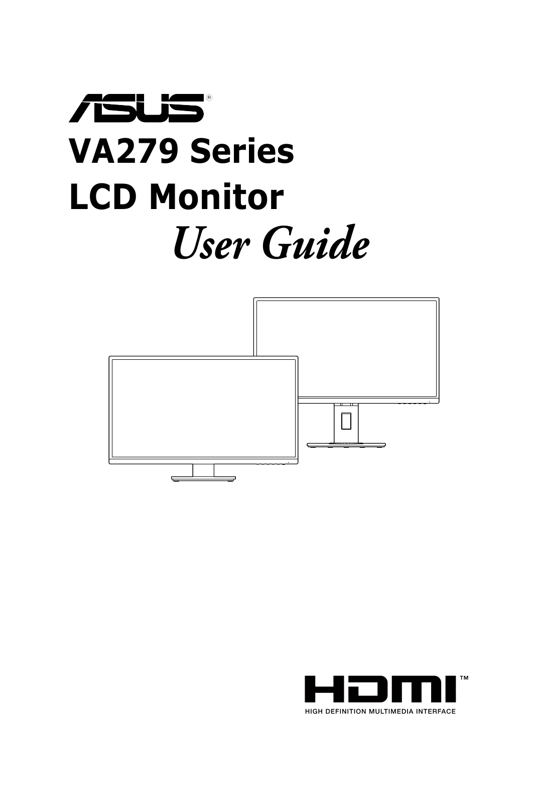 Asus VA279HAL, VA279HA User Manual