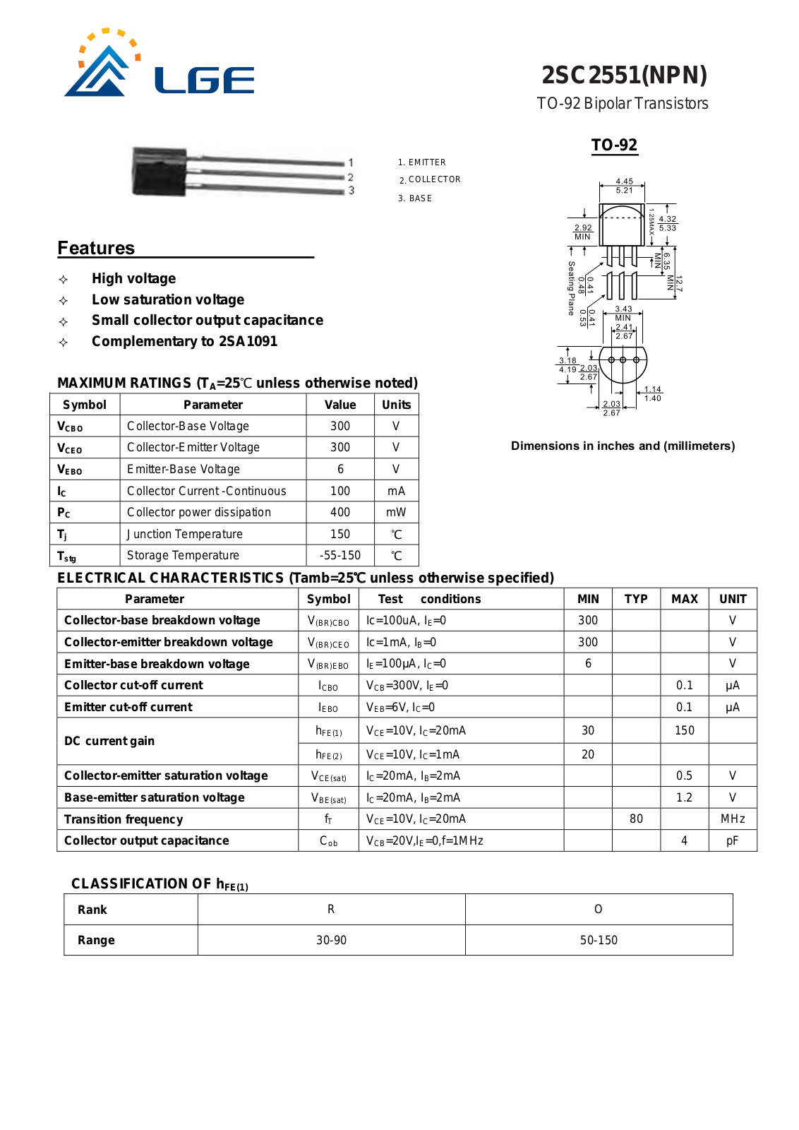LG 2sc2551 Datasheet - ManualMachine.com