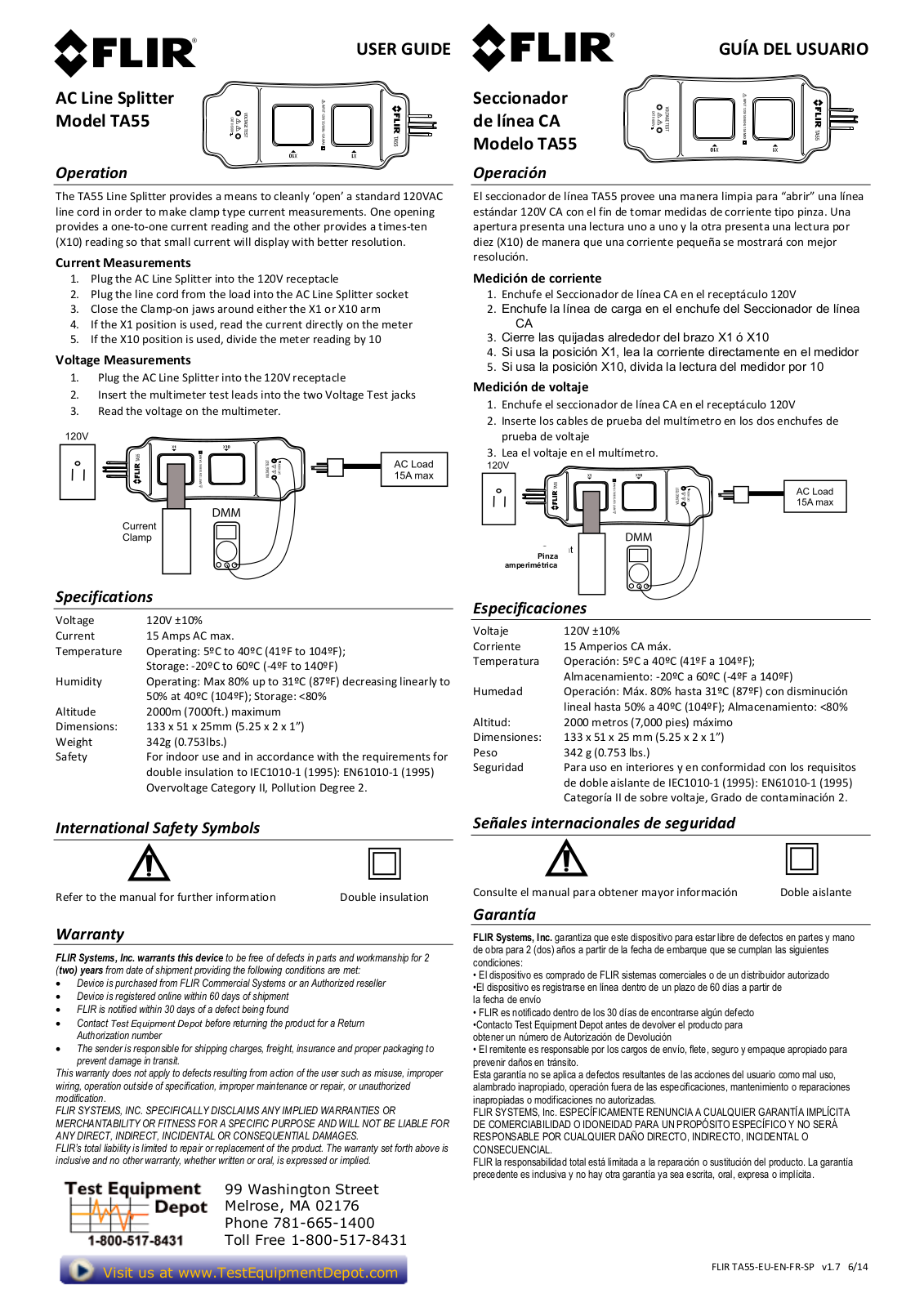 FLIR TA55 User Manual