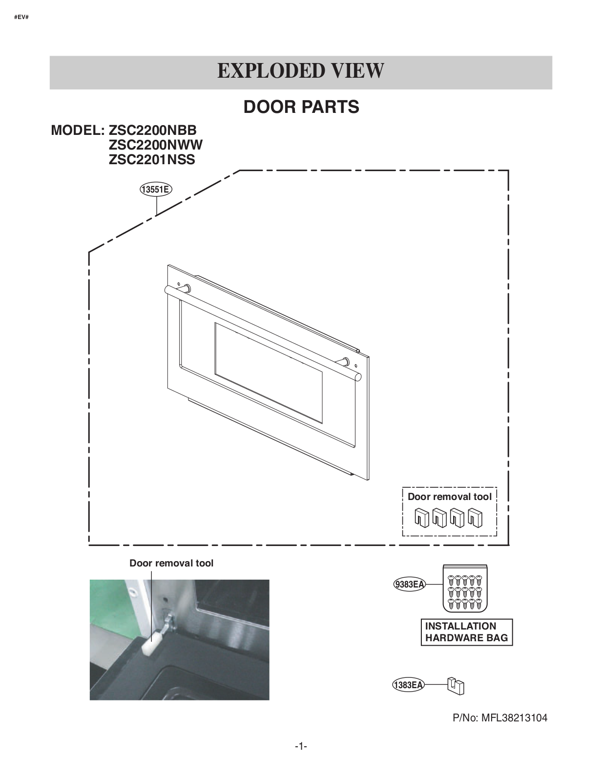 Oem Zsc2200nbb Service Manual