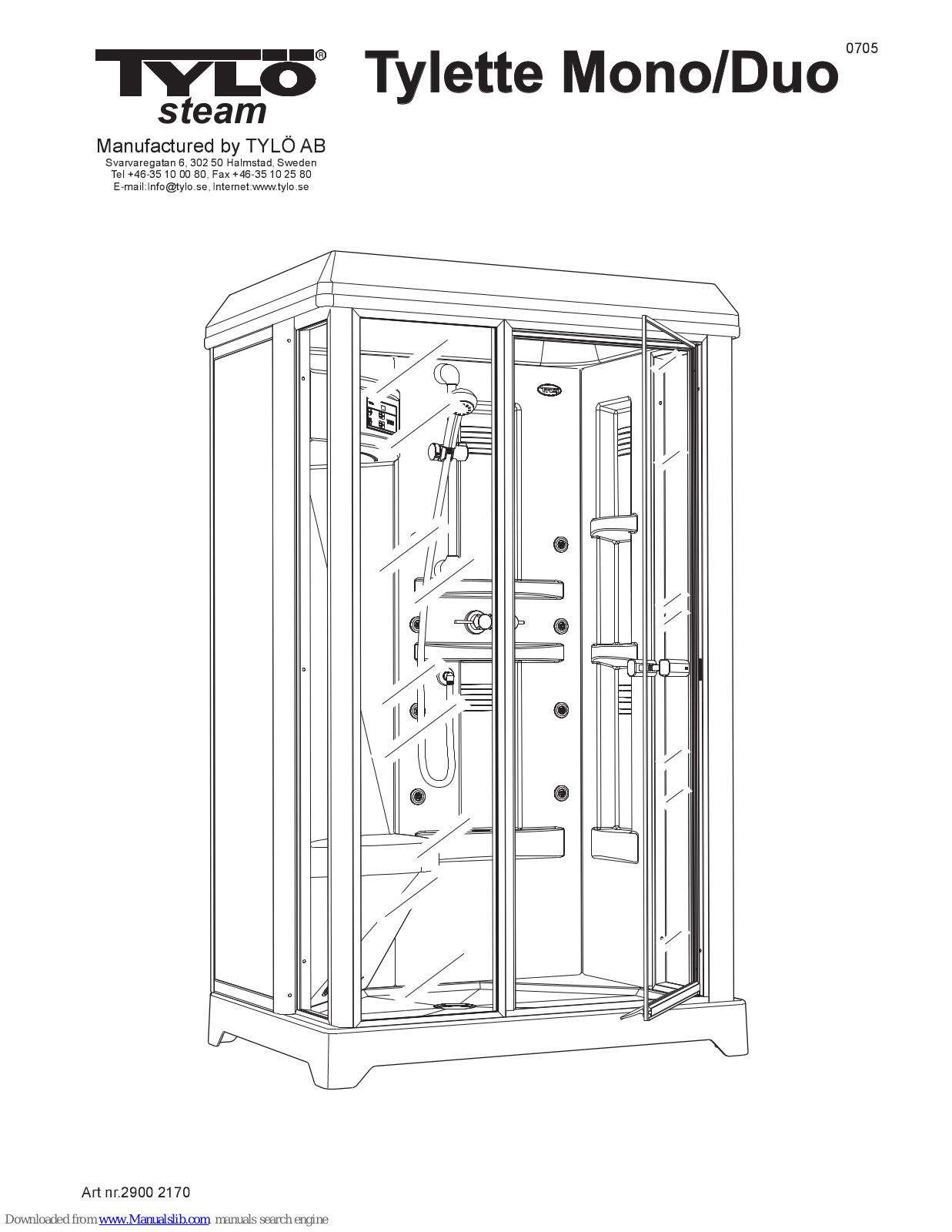 Tylo Tylette Mono, Tylette Duo Installation And Operating Instructions Manual