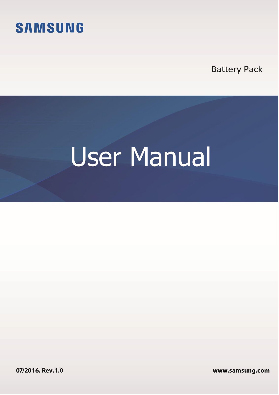 Samsung EB-PG850B, EB-PN920U Operating Instructions