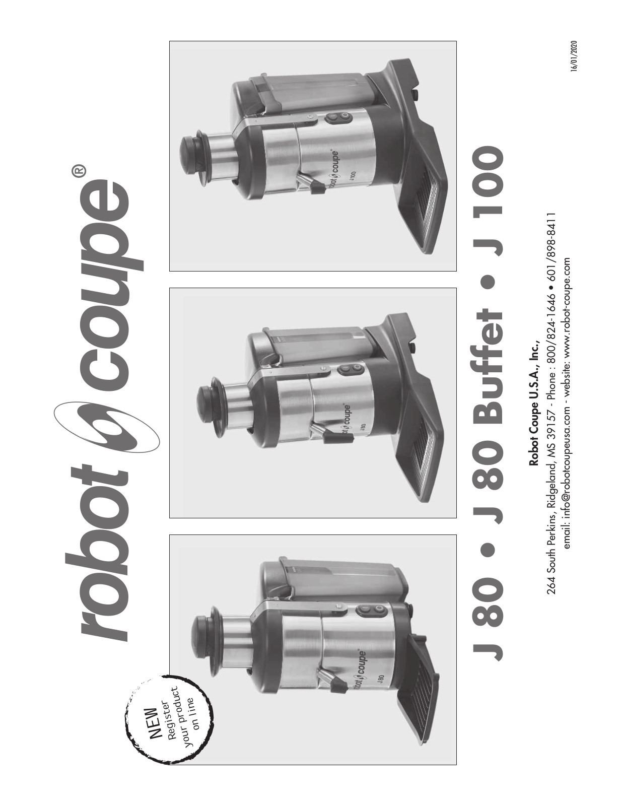 Robot Coupe 80, J 80 Buffet, J 100 Manual - ManualMachine.com