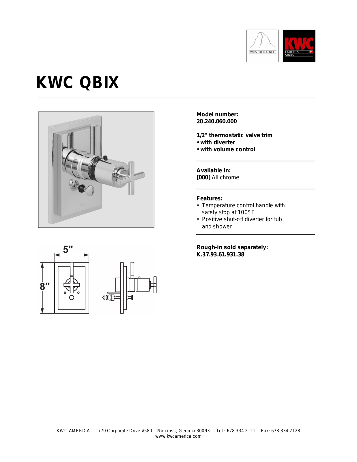 KWC 20.240.060.000 User Manual