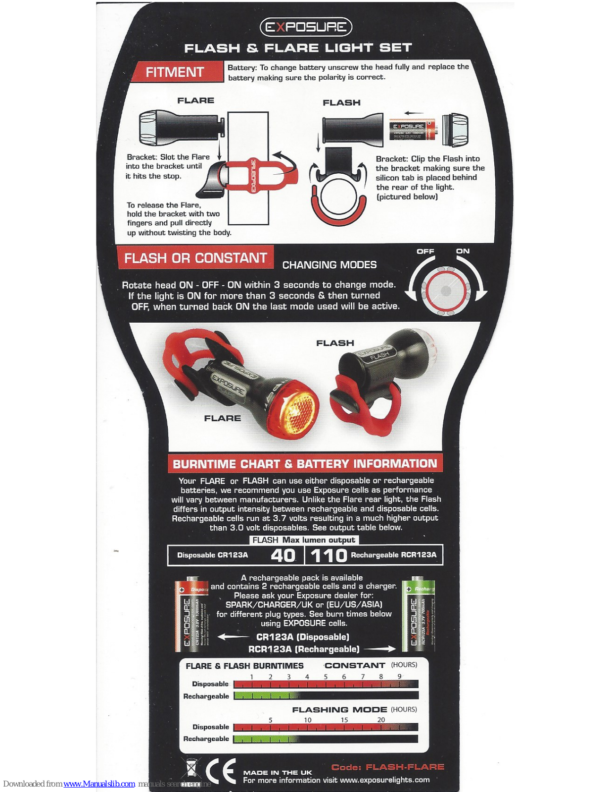 Exposure Flash Flare User Manual - ManualMachine.com