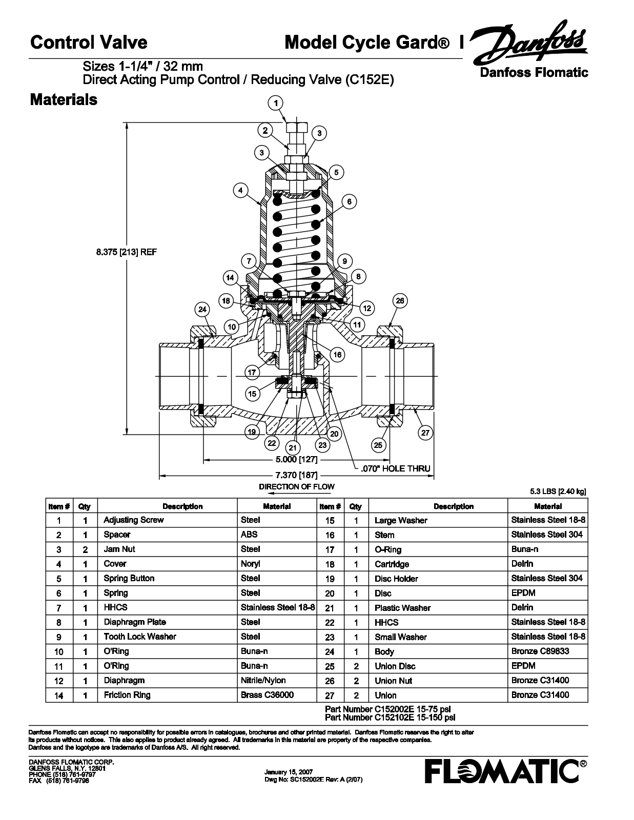 Flomatic Cycle Gard-1 Shematics