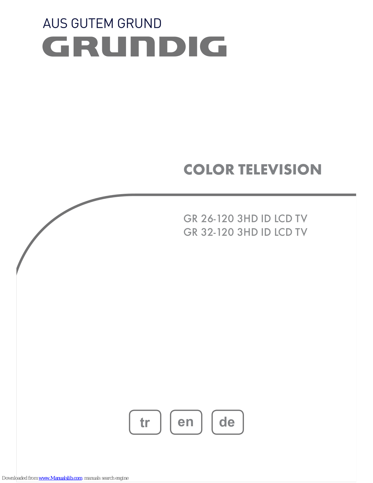 Grundig GR 26-120, GR 32-120 User Manual - ManualMachine.com