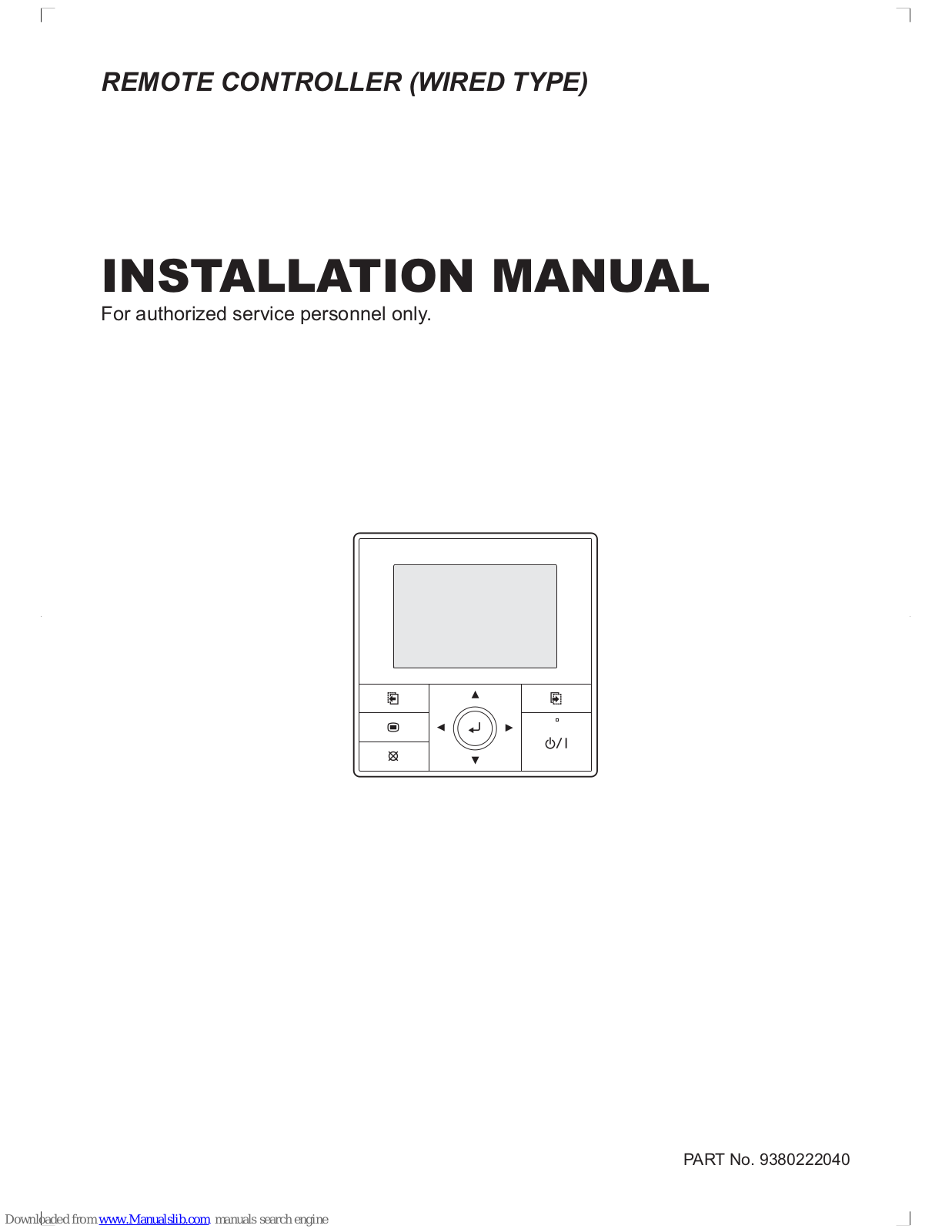 Fujitsu UTY-RVNYN Installation Manual