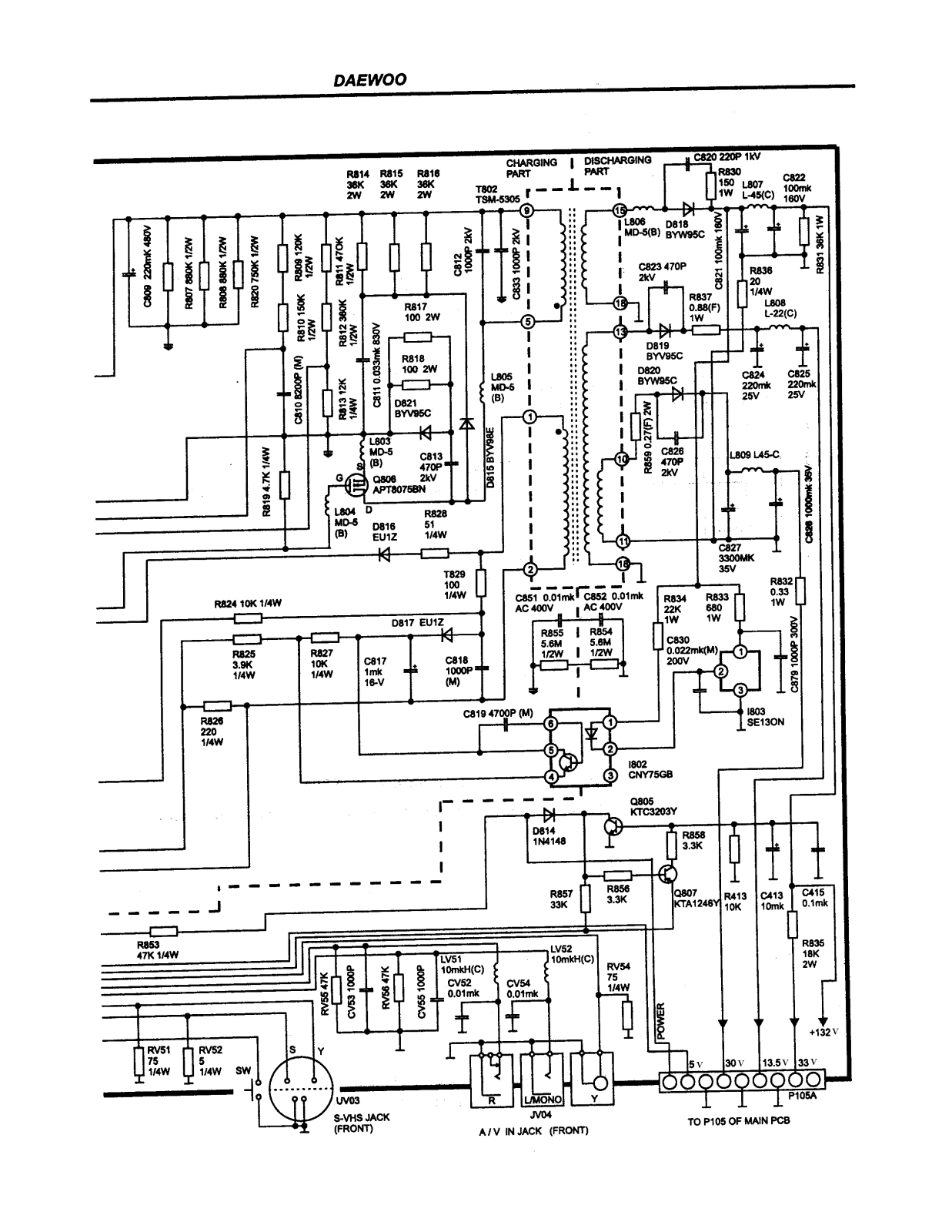 DAEWOO DTK2013VM Diagram