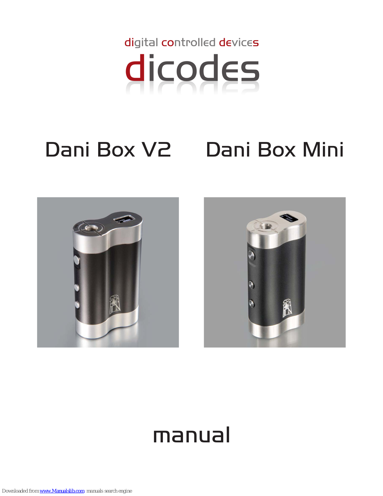 dicodes Dani Box V2, Dani Box Mini User Manual - ManualMachine.com