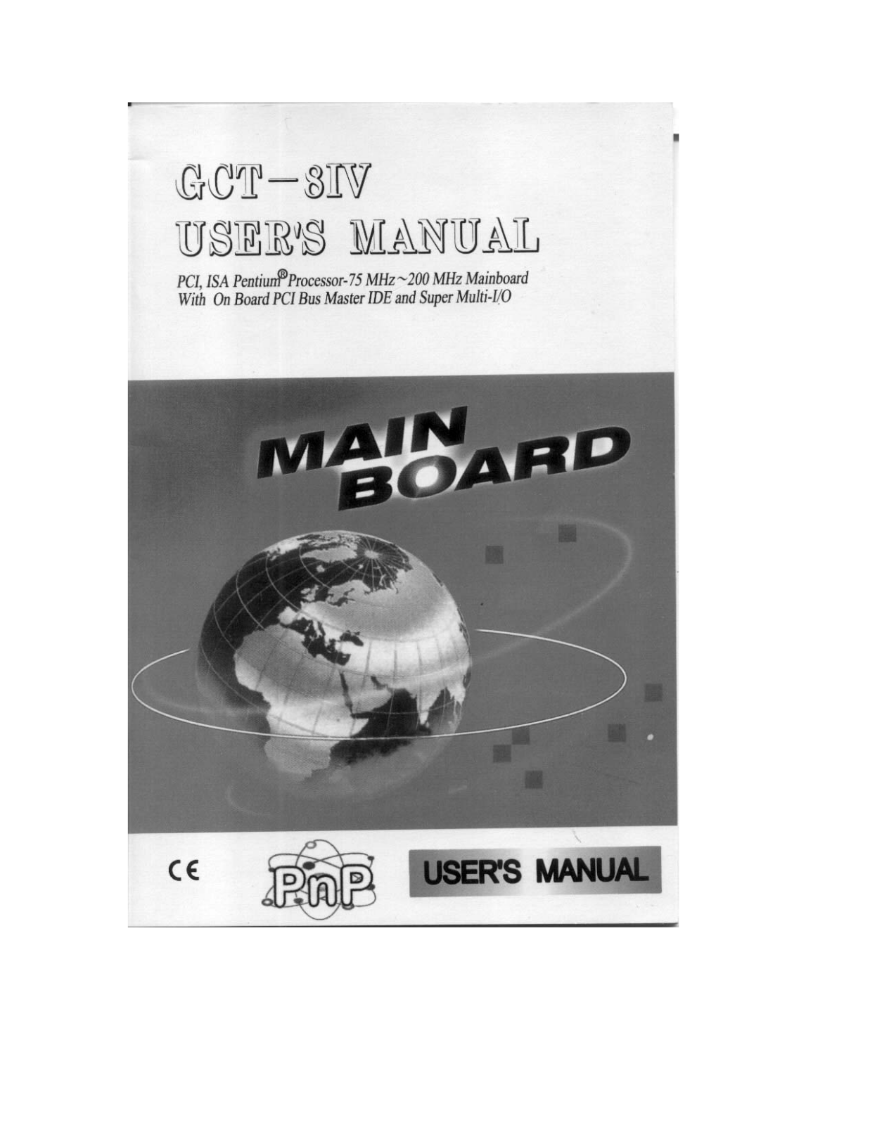 GCT 8IV User Manual - ManualMachine.com