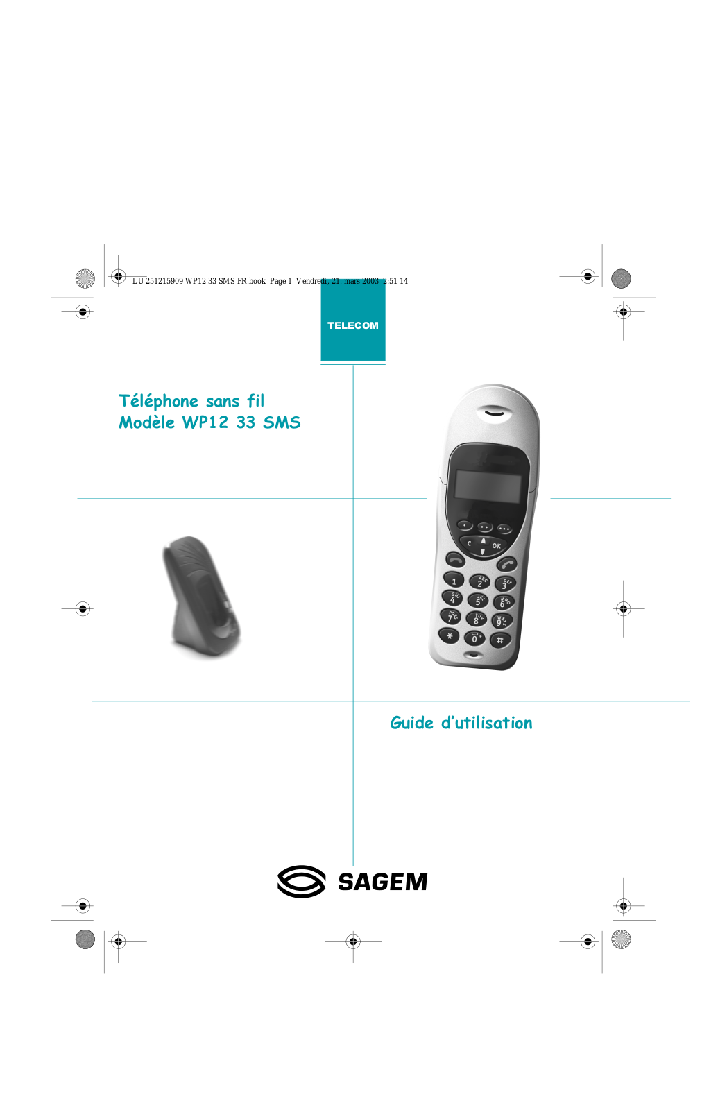 SAGEM WP 12-33 User Manual