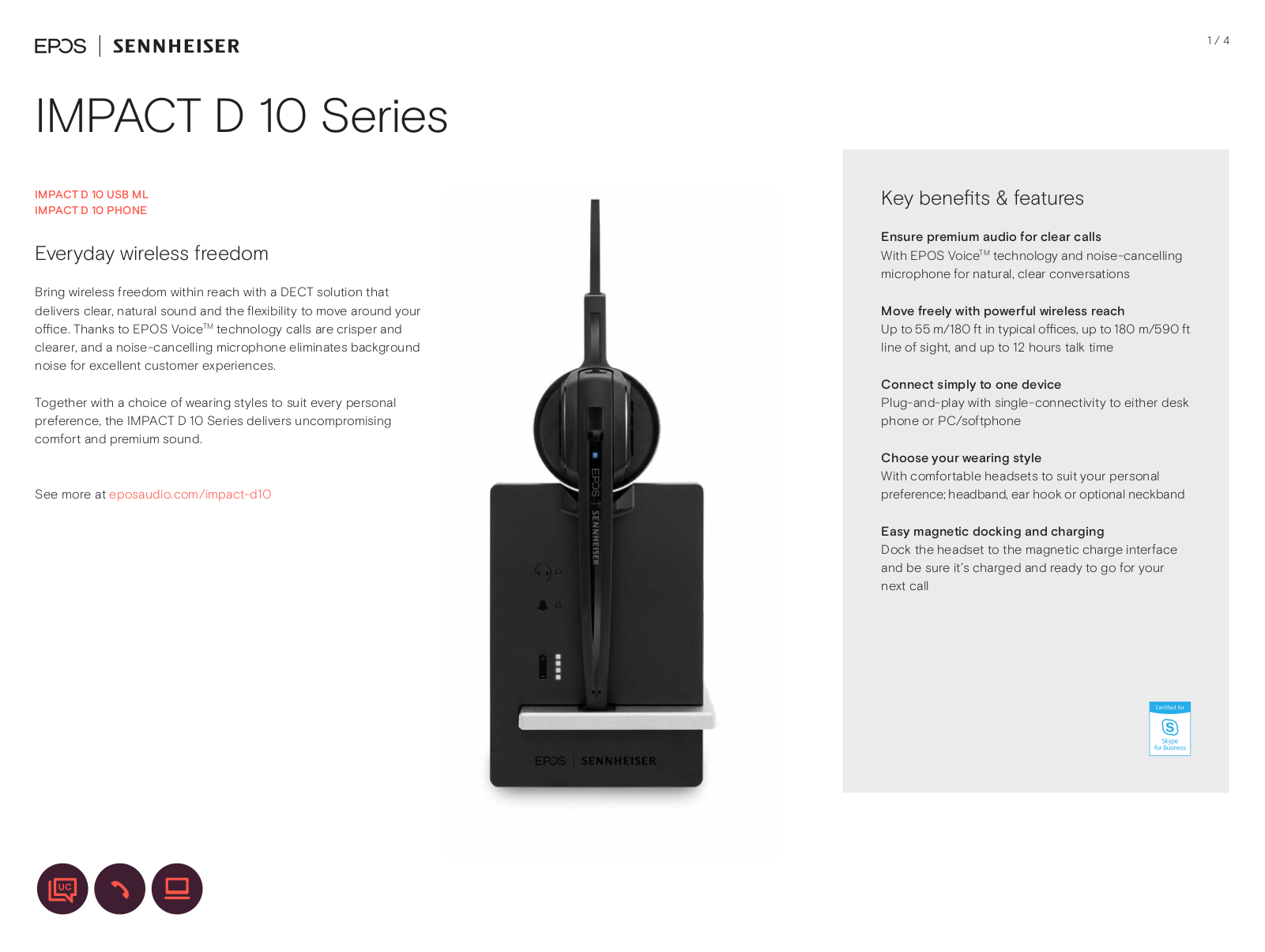 Sennheiser 504466 Product Data Sheet