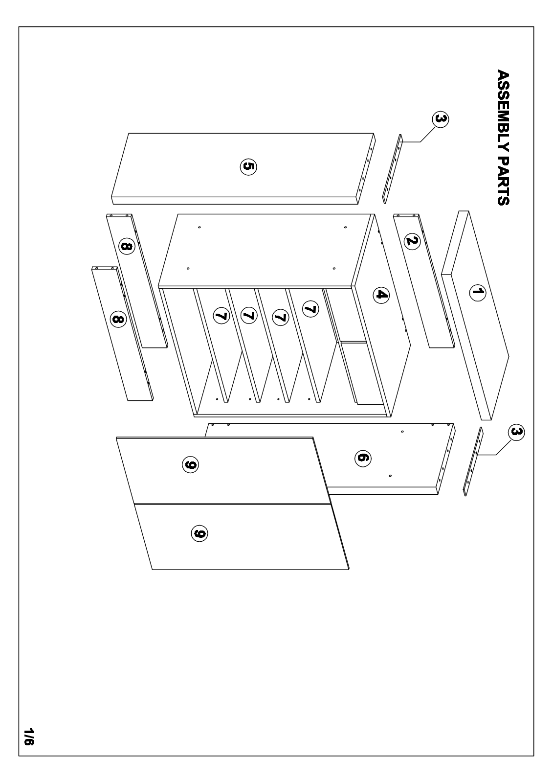 Freedom Riva Shoe Cabinet Assembly Instruction