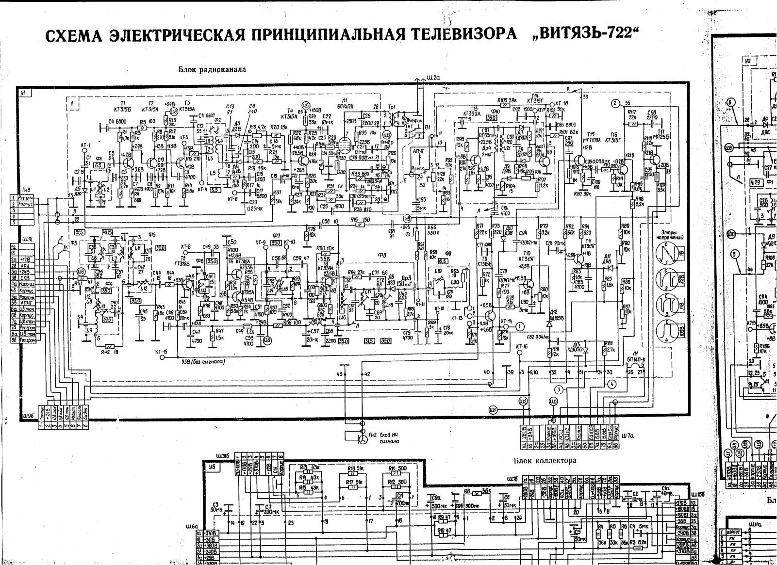 ВИТЯЗЬ 722 Schematic