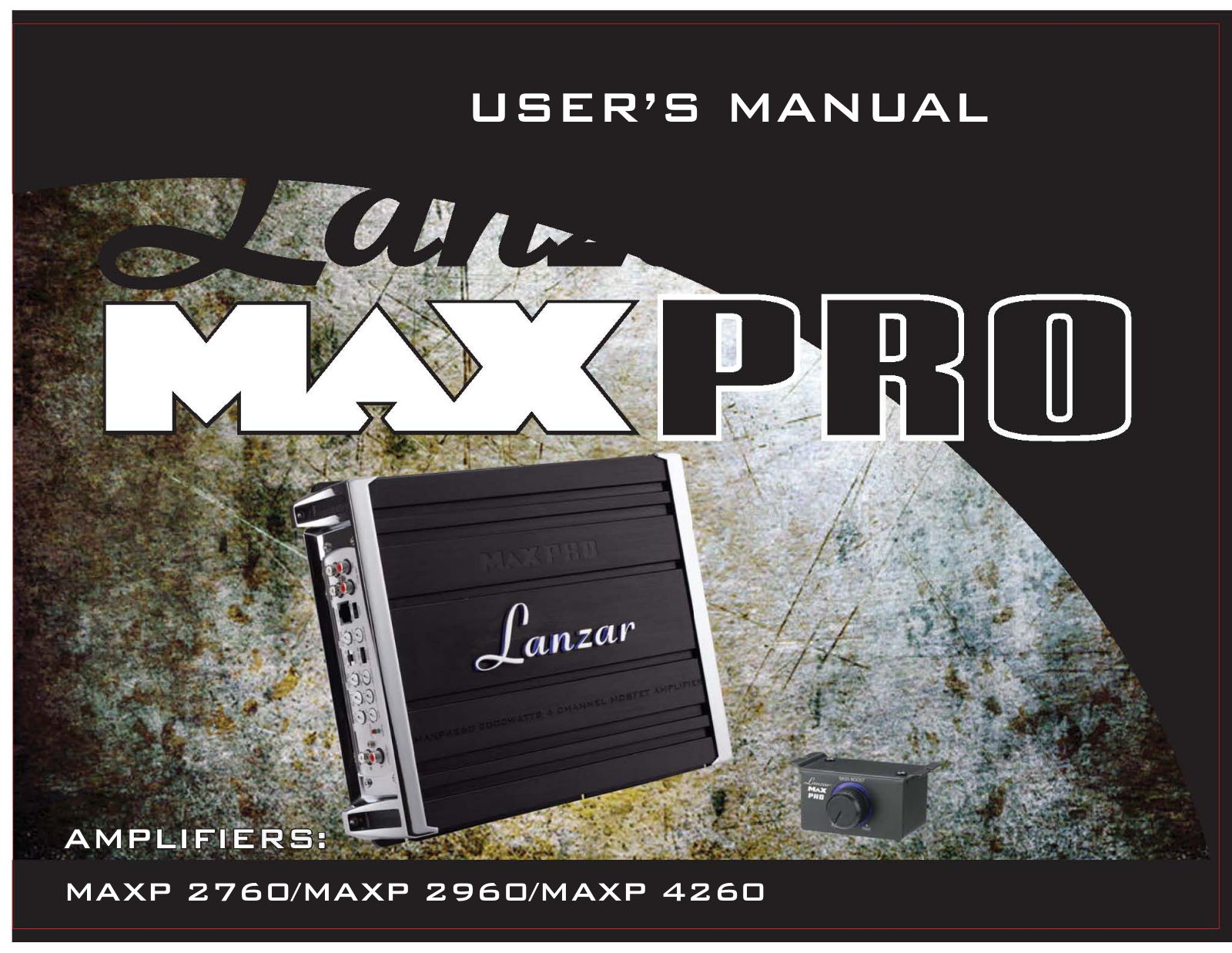 Lanzar Car Audio MAXP 2760, MAXP 2960 User Manual - ManualMachine.com