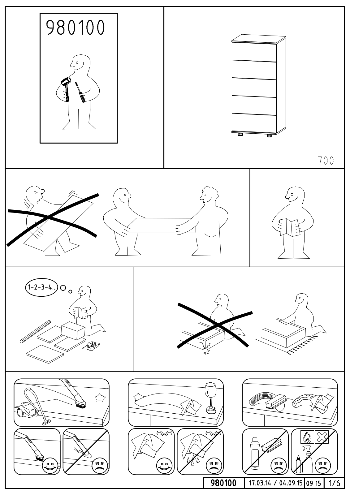 Wimex 980100 Assembly instructions