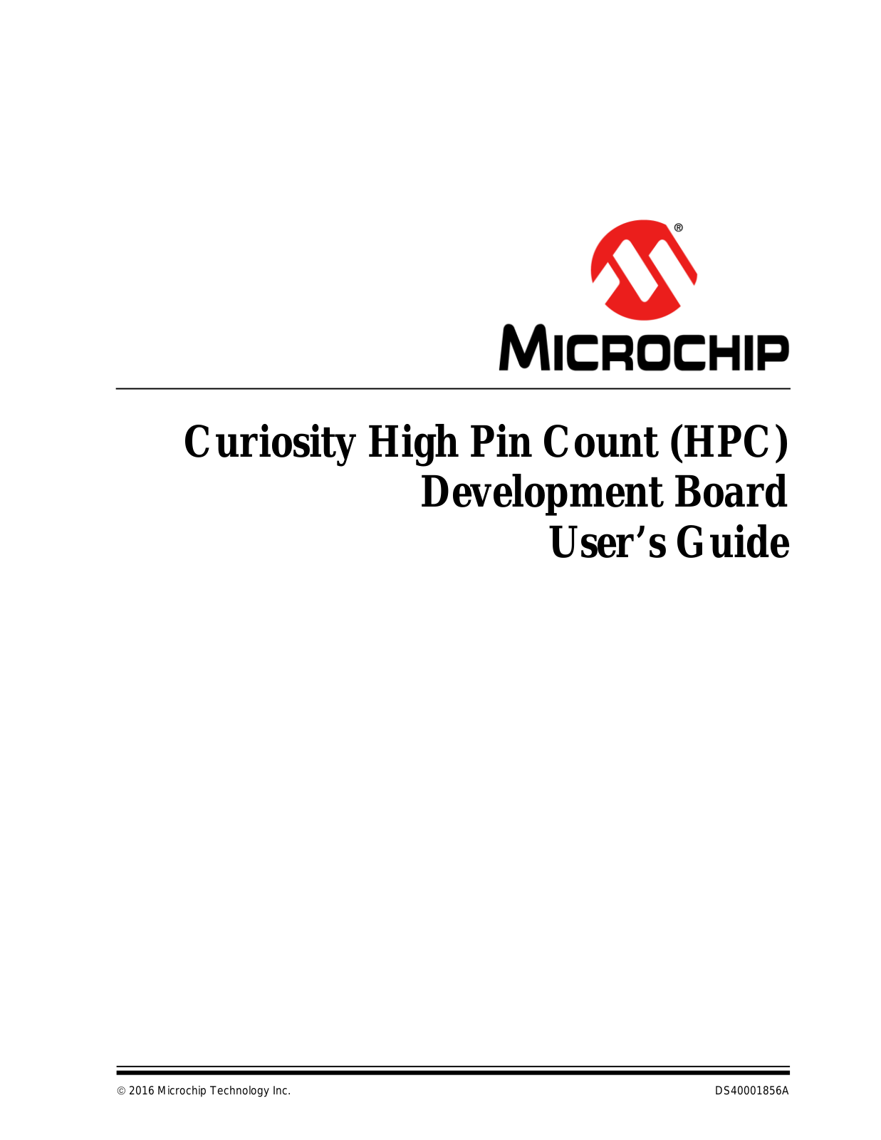 Microchip Technology HPC User Manual