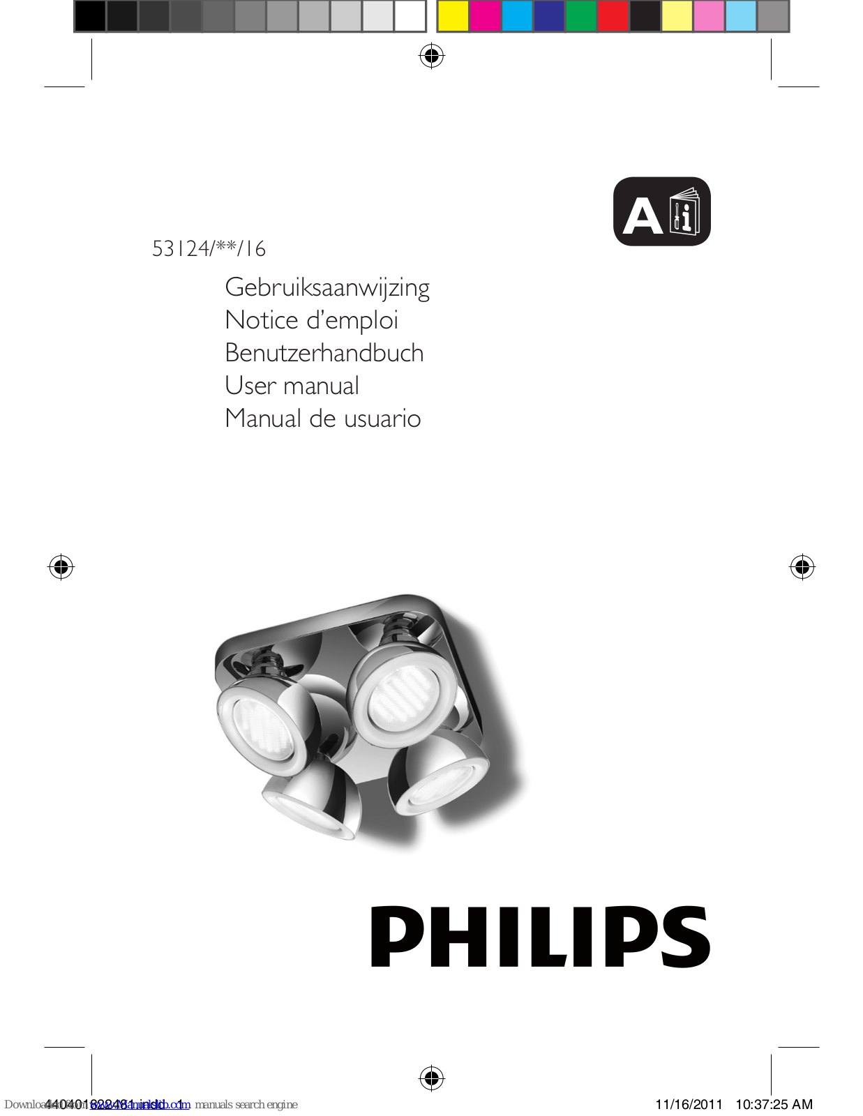 Philips 53124-11-16, 53124/**/16 User Manual - ManualMachine.com