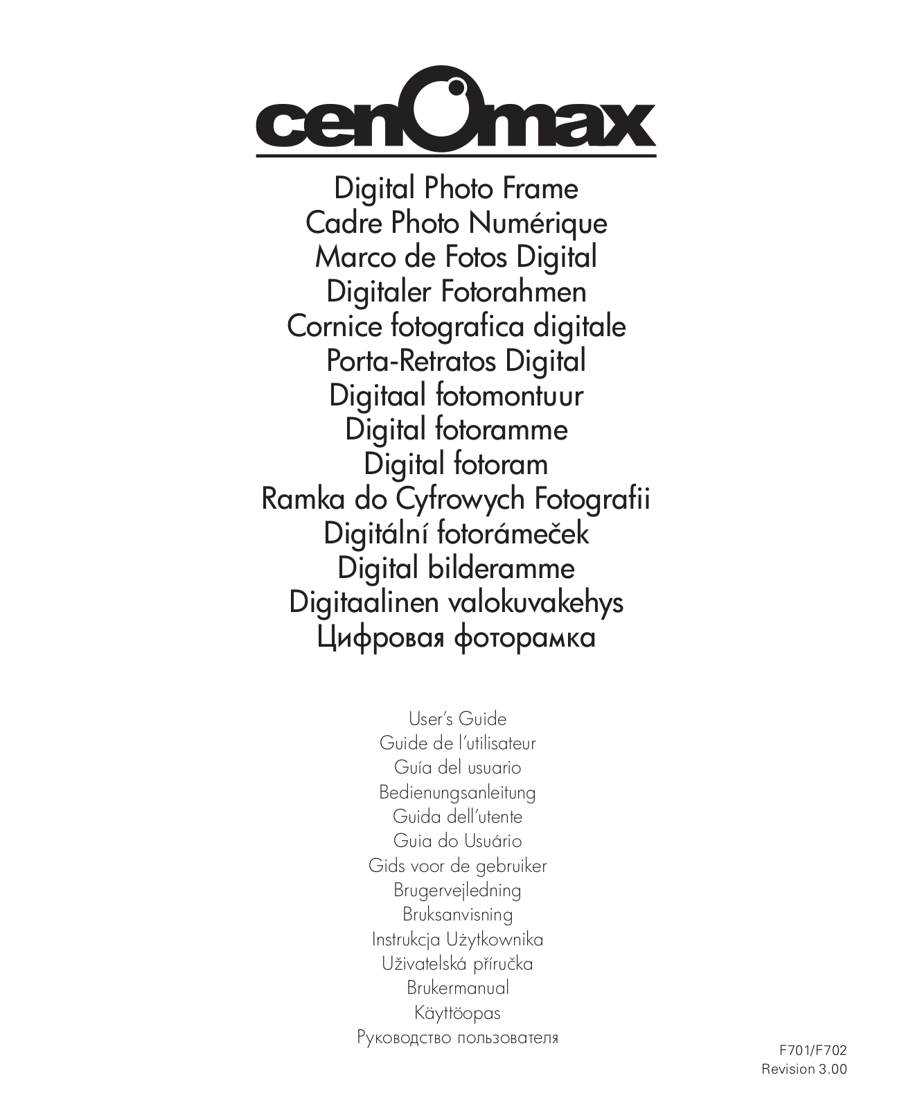 CenOmax F7012A User Manual